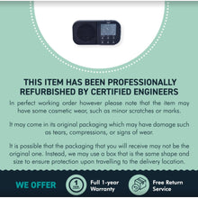 Load image into Gallery viewer, Bush Black Handheld Portable DAB+ Radio | Auto-Tune | Auto Scan | 40 station presets