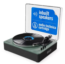Load image into Gallery viewer, The Majority Folio Bluetooth Record Player – Racing Green, Refurbished