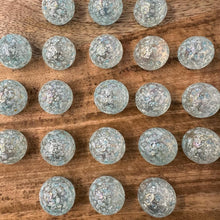 Load image into Gallery viewer, 30cm Diameter MANGO WOOD SOLITAIRE BOARD GAME with  SNOWFLAKE GLASS MARBLES | |classic wooden solitaire game | strategy board game | family board game | games for one | board games
