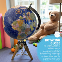 Load image into Gallery viewer, 20cm Globe with stand on a tripod