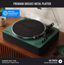 Load image into Gallery viewer, The Majority Folio Bluetooth Record Player – Racing Green, Refurbished