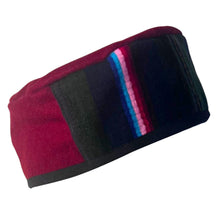 Load image into Gallery viewer, Handmade Nepalese Wool Red Smoking Cap, Lightweight, Stylish, with Traditional Tibetan Accents, Size 56cm, small