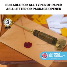 Load image into Gallery viewer, Brass RUGBY BALL LETTER OPENER wooden handle | Desk accessory | rugby Lovers gift |Envelope opener