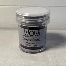 Load image into Gallery viewer, Wow! Embossing Powder 15ml | BLACKBERRY regular | Free your creativity and give your embossing sparkle
