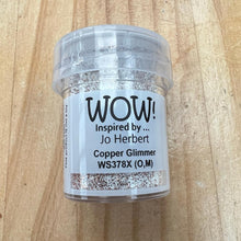 Load image into Gallery viewer, Wow! Embossing Powder 15ml | COPPER GLIMMER regular | Free your creativity and give your embossing sparkle
