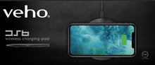 Load image into Gallery viewer, Veho DS-6 Qi 15W Fast Charging Pad 𝗪𝗜𝗥𝗘𝗟𝗘𝗦𝗦 𝗖𝗛𝗔𝗥𝗚𝗘𝗥