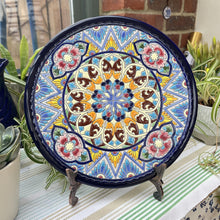 Load image into Gallery viewer, Large 10 inch Metal Easel Antique Copper Finish | Plate holder | Display stand | Metal Frame Holders for Photo Pictures Decorative Plate Dish | 25cm (H) x 15cm  (Deep) | Picture Easel |Wedding tables