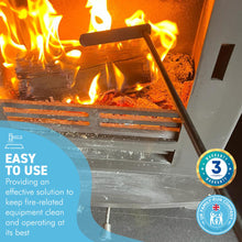 Load image into Gallery viewer, L SHAPED  ASH SCRAPER TOOL FOR FIREPLACE| Cast iron | Tools and accessories for fireplace | BBQ accessories | Fire accessory tool | Ash scraper | Charcoal rake