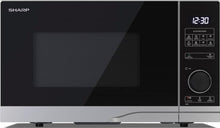 Load image into Gallery viewer, SHARP YC-PS254AU-S 25 Litre 900W Digital Microwave, 10 power levels, ECO Mode, defrost function, LED cavity light – Silver