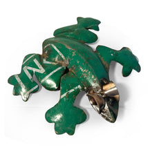 Load image into Gallery viewer, RECYCLED SALVAGED TIN METAL GECKO WALL HANGING | Garden Wall Hanging | Wall Hanging | Lizard | Home Decor | Outdoor Ornament | 3D Metal Craft | Art