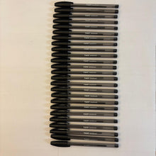 Load image into Gallery viewer, Pack of 25 Black Ballpoint Pens Ultra Glide Smooth Writing German Ink Medium Tip Office School Home