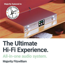 Load image into Gallery viewer, Internet Radio with DAB, DAB+ and FM | Spotify, Bluetooth Connectivity, Remote, AUX and USB Inputs | Majority Fitzwilliam 2 Internet & Digital Radio | WiFi, Full Colour Display, 90 Pre-sets | Silver