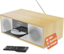 Load image into Gallery viewer, Refurbished Oakcastle DAB500 All-in-One Bluetooth CD Stereo System with DAB+ FM Radio, USB, AUX & Remote Control