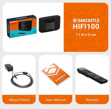 Load image into Gallery viewer, Wall Mountable CD Player with Bluetooth | Compact 40W Hi-Fi Stereo System