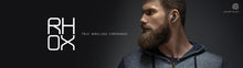 Load image into Gallery viewer, Veho RHOX True 𝗪𝗜𝗥𝗘𝗟𝗘𝗦𝗦 𝗘𝗔𝗥𝗕𝗨𝗗𝗦 – Bluetooth Headset with Mic, Carbon Black , 5H Playtime, New