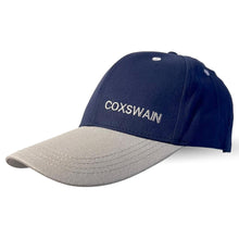 Load image into Gallery viewer, Coxswain Adjustable Navy Blue Baseball Cap, classic unisex cotton hat for casual, sports & outdoor wear