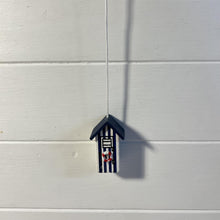 Load image into Gallery viewer, Dark Blue beach hut light pull | Nautical Theme Wooden Beach Hut Cord Pull Light Pulls