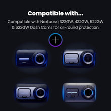 Load image into Gallery viewer, Nextbase Dash Cam Compatible Rear Window Full Rear View Camera Compatible with 322GW, 422GW, 522GW, 622GW Dash Cams All Round Protection, Fully Adjustable Magnetic Mount