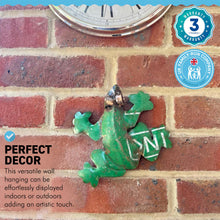 Load image into Gallery viewer, RECYCLED SALVAGED TIN METAL GECKO WALL HANGING | Garden Wall Hanging | Wall Hanging | Lizard | Home Decor | Outdoor Ornament | 3D Metal Craft | Art