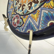 Load image into Gallery viewer, Set of 4 of Large 10-inch Metal Easel Brass Finish | Plate holder | Display stand | Metal Frame Holders for Photo Pictures Decorative Plate Dish | 25cm (H) x 15cm (Deep) | Picture Easel |Wedding tables