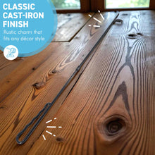 Load image into Gallery viewer, ๐๐๐ฆ๐ง ๐๐ฅ๐ข๐ก ๐๐๐ฅ๐๐ฃ๐๐๐๐ ๐ฃ๐ข๐๐๐ฅ ๐ฎ๐ณ.๐ฑ" ๐๐ข๐ก๐ ๐๐๐ฅ๐ ๐ฃ๐๐ง ๐ง๐ข๐ข๐ | Safe Fire Management | Heat-Resistant | Heavy-Duty Fire Poker for Wood Burner, Stove & Outdoor Fire Pits