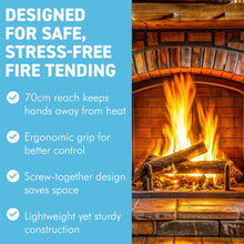 Load image into Gallery viewer, ๐๐๐ฆ๐ง ๐๐ฅ๐ข๐ก ๐๐๐ฅ๐๐ฃ๐๐๐๐ ๐ฃ๐ข๐๐๐ฅ ๐ฎ๐ณ.๐ฑ" ๐๐ข๐ก๐ ๐๐๐ฅ๐ ๐ฃ๐๐ง ๐ง๐ข๐ข๐ | Safe Fire Management | Heat-Resistant | Heavy-Duty Fire Poker for Wood Burner, Stove & Outdoor Fire Pits