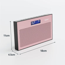 Load image into Gallery viewer, DAB, DAB+ Digital and FM radio | Battery and Mains Powered Portable Radio with 15 Hours Playback and LED Display | Majority Histon 2 Compact DAB Radio | Radio with Dual Alarm and 20 Preset | Rose