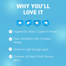 Load image into Gallery viewer, Four-way Folding Coat Hook | Antique Brass Swivel Hook | | Wall mounted for bathroom, kitchen, bedroom | Captains hook | independently swiveling arms | Versatile and elegant