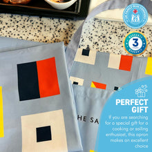 Load image into Gallery viewer, The Sailors Eye Chart Apron and Tea Towel set
