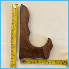 Load image into Gallery viewer, Set of Four 15cm, 6 Inch, Folding Wooden Plate Stands - Salver, Photo Plate, Display Stand, Wooden Bracket, Picture Frame Holder