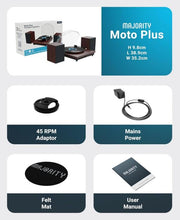 Load image into Gallery viewer, In & Out Bluetooth Record Player | External speakers | Moto Plus Turntable