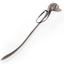 Load image into Gallery viewer, Long-Handled Aluminum Dog Head Shoe Horn – Durable & Stylish