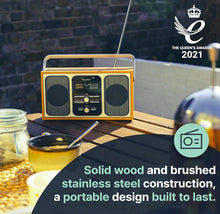 Load image into Gallery viewer, Majority Girton Radio, DAB, DAB+ Digital and FM, Portable, Battery Mains Powered