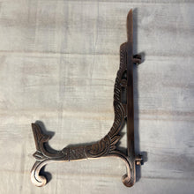 Load image into Gallery viewer, Large 10 inch Metal Easel Antique Copper Finish | Plate holder | Display stand | Metal Frame Holders for Photo Pictures Decorative Plate Dish | 25cm (H) x 15cm  (Deep) | Picture Easel |Wedding tables