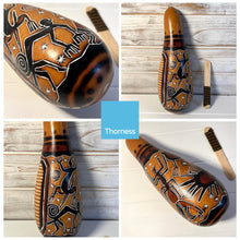 Load image into Gallery viewer, TRADITIONAL PERUVIAN FAIRTRADE GOURD GUIRO and SHAKER | Carved Shaker | Musical Instrument | Rainmaker |Musical Instrument | Percussion