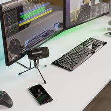 Load image into Gallery viewer, MAJORITY RS1 USB Microphone for PC | Gaming Microphone, Plug and Play | Podcast, Streaming, Recording Cardioid Mic | Laptop, Mac, Computer Condenser Desk Microphone | Professional Studio Work Mic