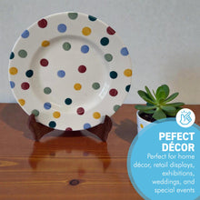 Load image into Gallery viewer, Wooden Plate Display Stands 25cm – Set of 2 Hinged Easel Holders