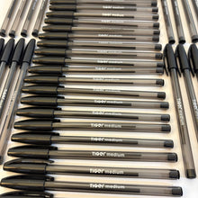 Load image into Gallery viewer, Pack of 50 Black Ballpoint Pens Ultra Glide Smooth Writing German Ink Medium Tip Office School Home