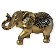 Load image into Gallery viewer, Exquisite Golden Elephant Statue: Elegant Ornament in Brilliant Gold Hue - Perfect for Home Decor