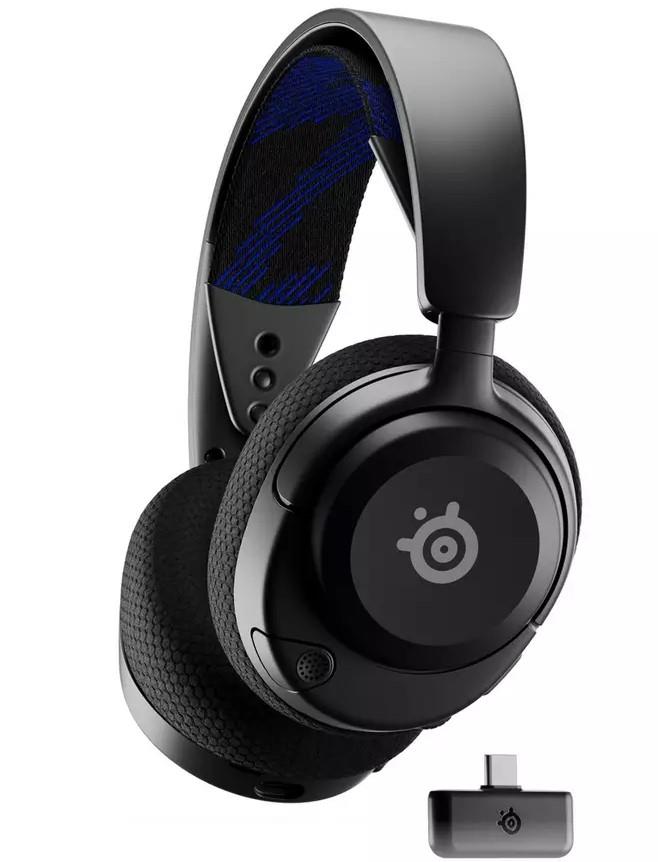 SteelSeries Arctis Nova 4P PS5, PC, Switch Gaming Headset | Black | Wireless | Bluetooth | Noise Cancelling