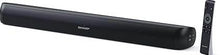 Load image into Gallery viewer, SHARP HT-SB107 2.0 Soundbar, 90W Small Wireless Bluetooth Soundbar for TV and Device Streaming with Aux, USB Playback, HDMI ARC /CEC & Digital Optical-in, Wall Mountable or Table Top Sound Bar -Black