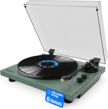 Load image into Gallery viewer, The Majority Stylo Bluetooth Turntable – Racing Green, Refurbished