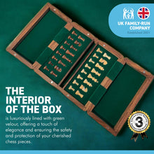 Load image into Gallery viewer, MAGNETIC WOODEN CHESS SET IN FOLDING CHESS BOARD BOX | Travel Games | Wooden Games | Travel Chess Set | Games | Board Games | Traditional Games |Strategic Games