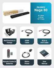 Load image into Gallery viewer, ๐ ๐๐๐ข๐ฅ๐๐ง๐ฌ ๐ก๐๐๐ ๐ด๐ฌ 140W Bluetooth 2.2 Channel TV ๐ฆ๐ข๐จ๐ก๐๐๐๐ฅ ๐ช๐๐ง๐ ๐๐จ๐๐๐ง-๐๐ก ๐ฆ๐จ๐๐ช๐ข๐ข๐๐๐ฅ HDMI ARC AUX Optical 3D Sound