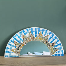 Load image into Gallery viewer, Radiant Sunrise Mosaic Mirror- Illuminate Your Home with Elegance and Charm