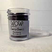 Load image into Gallery viewer, Wow! Embossing Powder 15ml | BLACKBERRY regular | Free your creativity and give your embossing sparkle