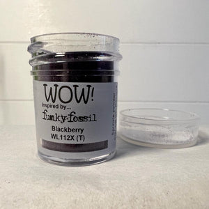 Wow! Embossing Powder 15ml | BLACKBERRY regular | Free your creativity and give your embossing sparkle