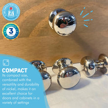 Load image into Gallery viewer, Pack of 4 x MULBERRY NICKEL KNOBS | Door knob | 30mm