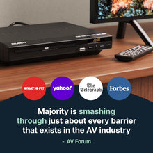 Load image into Gallery viewer, HDMI DVD Player for TV, 1080P Region Free DVD Players for TV, Slim Mini DVD Play
