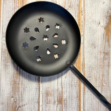 Load image into Gallery viewer, Traditional cast iron chestnut roaster with twist handle